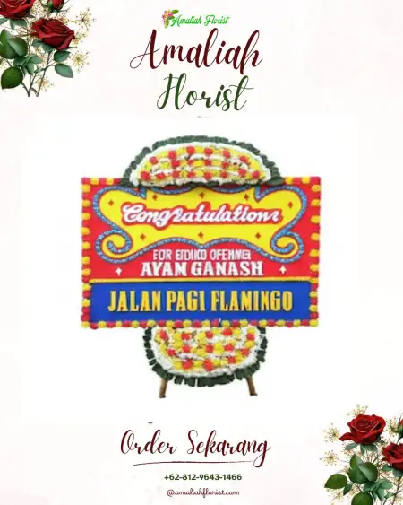 Sewa Papan Bunga Bomo